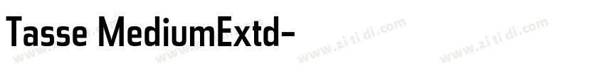 Tasse MediumExtd字体转换